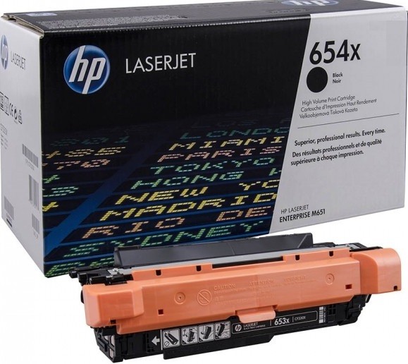 CF330X (654X) оригинальный картридж HP Black для принтера HP Color LaserJet Enterprise M651n/ M651dn/ M651xh, 22500 страниц
