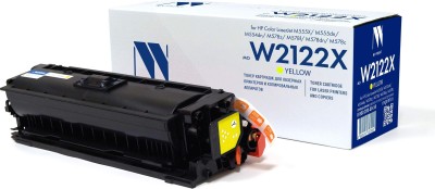 Картридж NV Print HP W2122X (NV-W2122XY) Yellow для HP Color LaserJet Enterprise M554/ M555/ M578, жёлтый, 10000 стр.