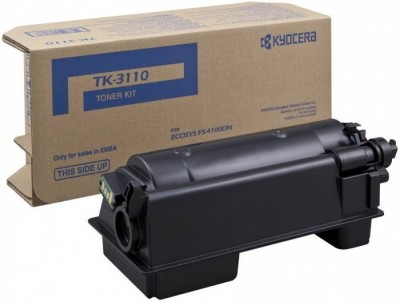 TK-3110 (1T02MT0NLV) оригинальный картридж Kyocera для принтера Kyocera FS-4100DN/ FS-4200DN/ FS-4300DN black, 15500 страниц