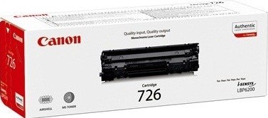 Canon 726 3483B002 оригинальный картридж для принтера Canon LBP6200d black, (2100 страниц)