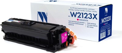 Картридж NV Print HP W2123X (NV-W2123XM) Magenta для HP Color LaserJet Enterprise M554/ M555/ M578, пурпурный, 10000 стр.