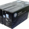 Q2612AD/ Q2612AF (12A) для принтера HP LJ 1010/ 1012/ 1015/ 1018/ 1020/ 1022N/ 1022NW/ 3015/ 3020/ 3030/ 3050/ 3052/ 3055/ M1005 MFP черный, двойная упаковка 2*2000 страниц