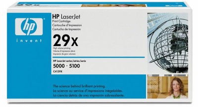C4129X (29X) оригинальный картридж HP для принтера HP LaserJet 5000/ 5000dn/ 5000gn/ 5000n/ 5100/ 5100dtn/ 5100tn black, 10000 страниц, (дефект коробки)