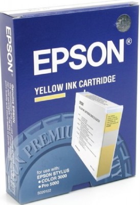 Картридж Epson C13S020122 желтый 110ml 2100 копий в технологической упаковке