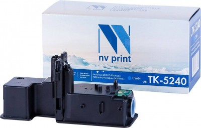 Картридж NV Print TK-5240 Голубой для принтеров Kyocera ECOSYS P5026cdn/ P5026cdw/ M5526cdn/ M5526cdw, 3000 страниц