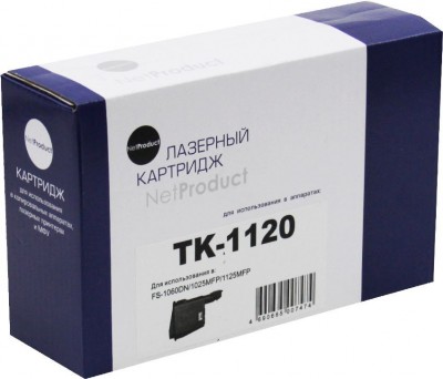 Тонер-картридж NetProduct (N-TK-1120) для Kyocera FS-1060DN/ 1025MFP/ 1125MFP, 3K