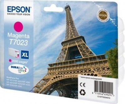 C13T70234010 Картридж Epson WP 4000/4500 Series Ink XL Cartridge Magenta 2k