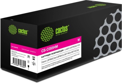 Картридж Cactus 055HM (CS-C055HM) для Canon i-Sensys LBP663Cdw/ LBP664Cx/ MF742Cdw/ MF744Cdw/ MF746Cx, пурпурный, увеличенный, 5900 стр.