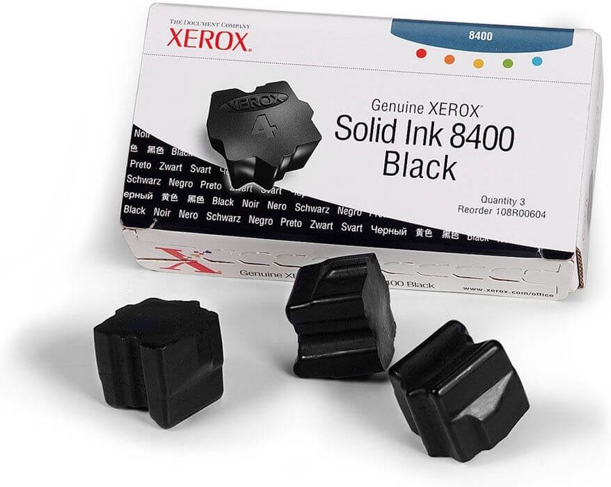Картридж XEROX PHASER 8400 (108R00604) черныйые (3шт.) 
