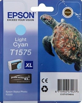 C13T15754010 Картридж Epson для Stylus Photo R3000 (Light Cyan) (cons ink)