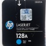 CE321A (128A) оригинальный картридж HP для принтера HP Color LaserJet Pro CP1525N/ CP1525NW/ CM1415 mfp cyan, 1300 страниц
