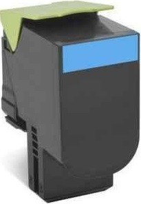 80C8SCE оригинальный картридж Lexmark для принтера Lexmark CX310/410/510 ret.prog, cyan, 2000 страниц