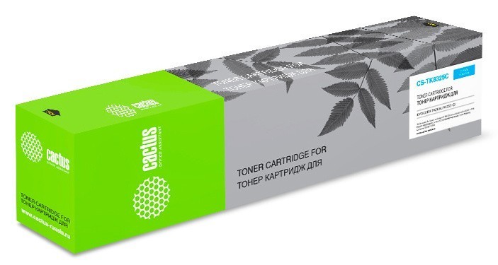 Картридж Cactus TK-8325C (CS-TK8325C) для Kyocera Taskalfa 2551CI, голубой, 12000 стр.