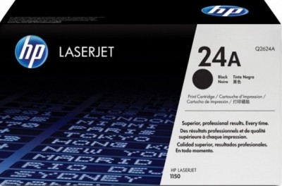 Q2624A (24A) оригинальный картридж HP для принтера HP LaserJet 1150 black, 2500 страниц