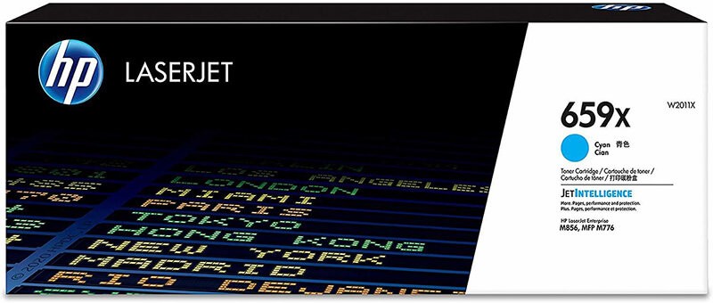 HP W2011X Оригинальный картридж 659X лазерный для HP LJ M856/ M776 увеличенной емкости, голубой, 29000 страниц