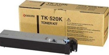 TK-520K (1T02HJ0EU0) оригинальный картридж Kyocera для принтера Kyocera FS-C5015N black, 6000 страниц