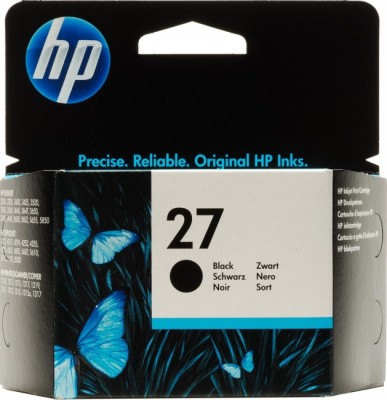 Картридж HP №27 для HP DJ 3320/3420/3425/3325/3520/3535/3550/3650/3745/3645/3845/Officejet4215/4255/PSC1215/1315 (C8727AE) черн технология ориг 4900101