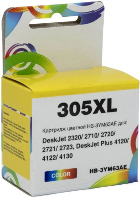 Картридж Hi-Black №305XL 3YM63AE Color для HP DeskJet 2320/ 2710/ 2720, цветной