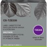 Картридж Cactus TZe-335 (CS-TZE335) для Brother P-touch 1010/ P700/ P900W/ P950W, белый на чёрном, 12мм х 8м