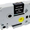Картридж Cactus TZe-335 (CS-TZE335) для Brother P-touch 1010/ P700/ P900W/ P950W, белый на чёрном, 12мм х 8м
