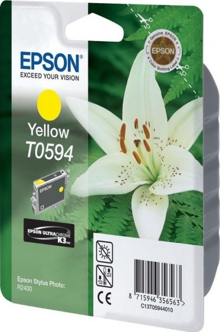 C13T05944010 Картридж Epson для Stylus Photo R2400 (желтый) (cons ink)