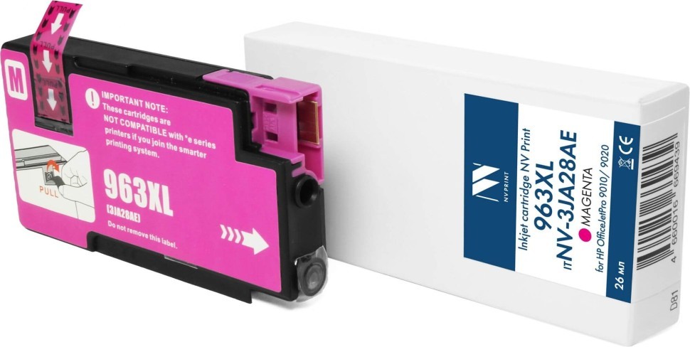 Картридж NV Print №963XL (NV-3JA28AE) Magenta для HP OfficeJet Pro 9010/ 9020, пурпурный, 26мл