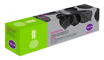 Картридж Cactus TN-217M (CS-TN217M) Magenta для Brother HL3230/ DCP3550/ MFC3770, пурпурный, 2300 страниц