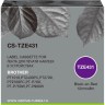 Картридж Cactus TZe-431 (CS-TZE431) для Brother P-touch 1010/ 1280/ 1280VP/ 2700VP, чёрный на красном, 12мм х 8м