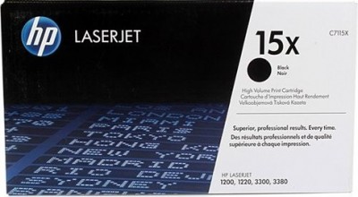C7115X (15X) оригинальный картридж HP для принтера HP LaserJet 1200/ 1200n/ 1220/ 3300mfp/ 3310dp/ 3320n/ 3320mfp/ 3330mfp/ 3380 black, 3500 страниц