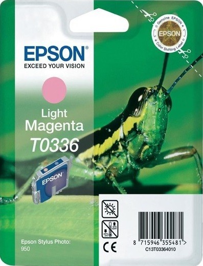 C13T03364010 Картридж Epson T0336 для Stylus Photo 950 (light magenta) Ресурс 440 стр.