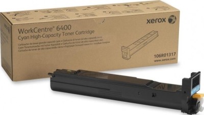 Картридж XEROX WorkCenter 6400 тонер-картр 106R01317 голубой (14K)