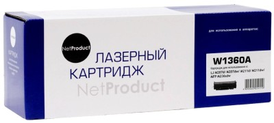 Картридж NetProduct W1360A (N-W1360A) (с чипом) для HP LaserJet M211/ MFP M236, 1150 стр.