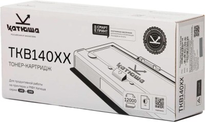 Картридж Катюша TKB140XX оригинальный для Катюша P140/ M140/ M240, чёрный, увеличенный, 12000 страниц