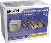 Набор картриджей Epson C13S051110 цветной 4шт черный 4500 цветные 3*1500 копий