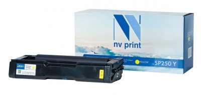 Картридж NV Print SP250Y жёлтый для принтеров Ricoh Aficio SPC250DN/ SPC260/ SPC261, 1600 страниц
