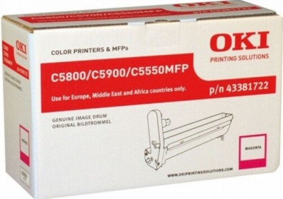 БАРАБАН OKI С5900 (43381722) красный 20к