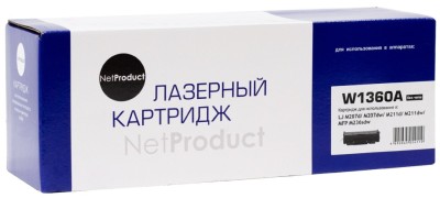Картридж NetProduct W1360A (N-W1360A-NC) (без чипа) для HP LaserJet M211/ MFP M236, 1150 стр.