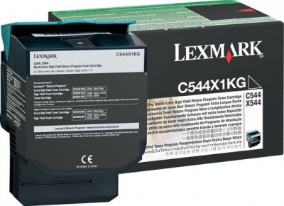 C544X1KG оригинальный картридж Lexmark для принтера Lexmark C544, black, 6000 страниц