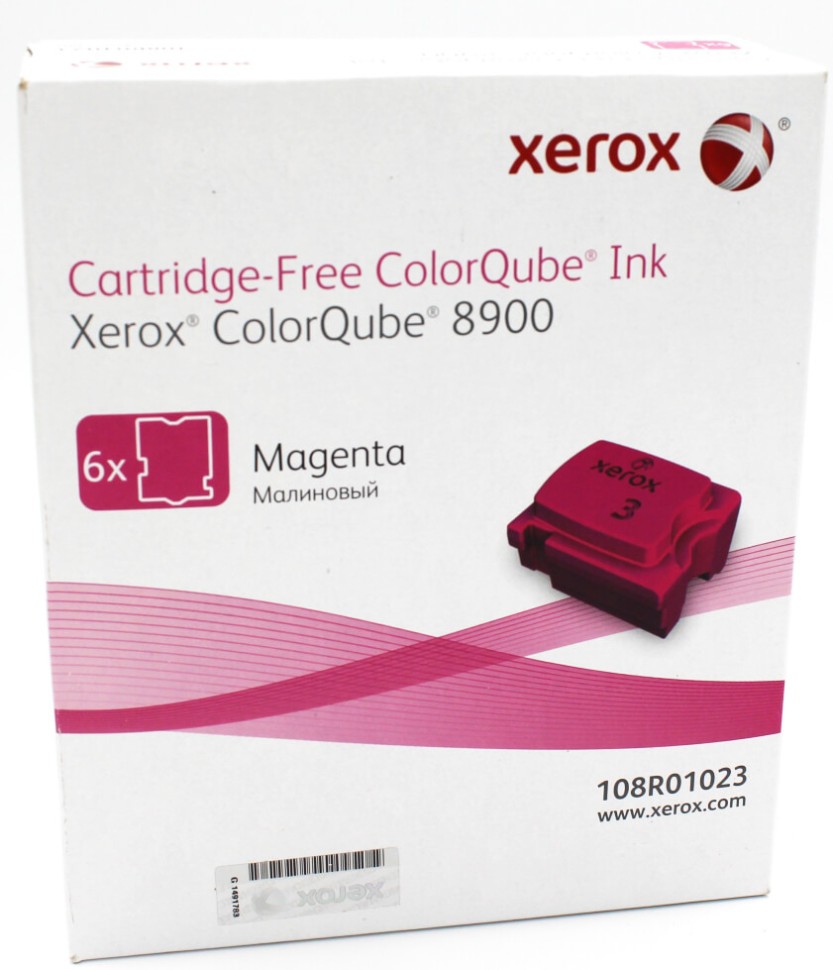 108R01023 - чернила пурпурные (6x2,82K) XEROX ColorQube 8900 