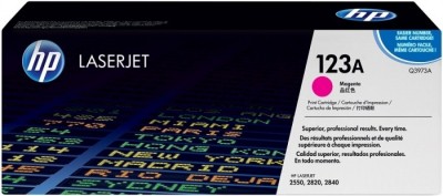 Q3973A (123A) оригинальный картридж HP для принтера HP Color LaserJet 2550/ 2820/ 2840 magenta, 2000 страниц
