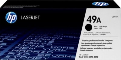 Q5949A (49A) оригинальный картридж HP для принтера HP LaserJet 1160/ 1320/ 1320n/ 1320nt/ 1320nw/ 3390/ 3392 black, 2500 страниц