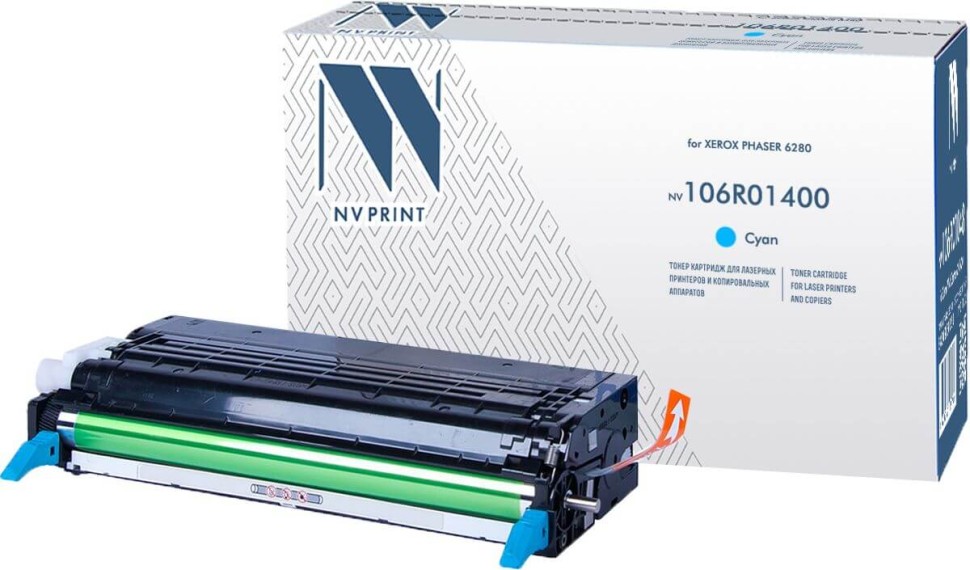 Картридж NV Print 106R01400 Голубой для принтеров Xerox Phaser 6280, 5900 страниц
