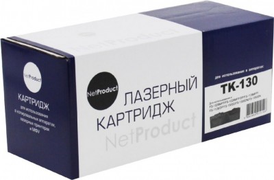 Тонер-картридж NetProduct (N-TK-130) для Kyocera FS-1028MFP/ DP/ 1300D, 7,2K