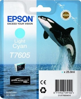 C13T76054010 Картридж Epson для SC-P600 Light Cyan (cons ink)
