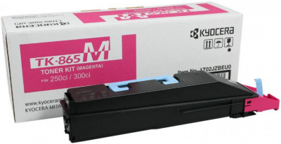 TK-865M (1T02JZBEU0) оригинальный картридж Kyocera для принтера Kyocera TASKalfa 250ci/ 300ci magenta, 12000 страниц
