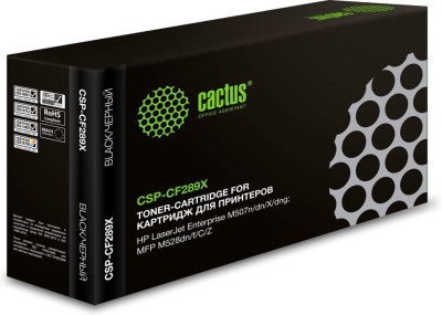 Картридж Cactus CF289X (CSP-CF289X) для HP Laser M507/ MFP M528, увеличенный, 10000 стр.