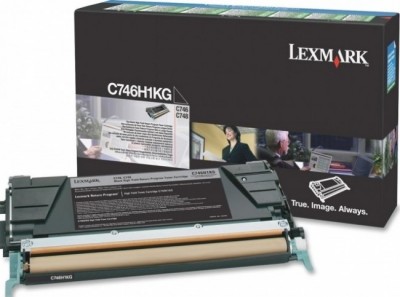 C746H1KG оригинальный картридж Lexmark для принтера Lexmark C746/C748 Return Program, black, 12000 страниц