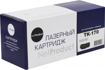 Тонер-картридж NetProduct (N-TK-170) для Kyocera FS-1320D/ 1370DN/ ECOSYS P2135d, 7,2K
