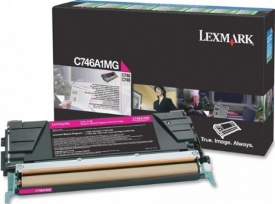 C746A1MG оригинальный картридж Lexmark для принтера Lexmark C746/C748 Return Program, magenta, 7000 страниц