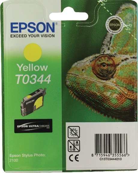 C13T03444010 Картридж Epson T0344 для St Ph 2100 (желтый)